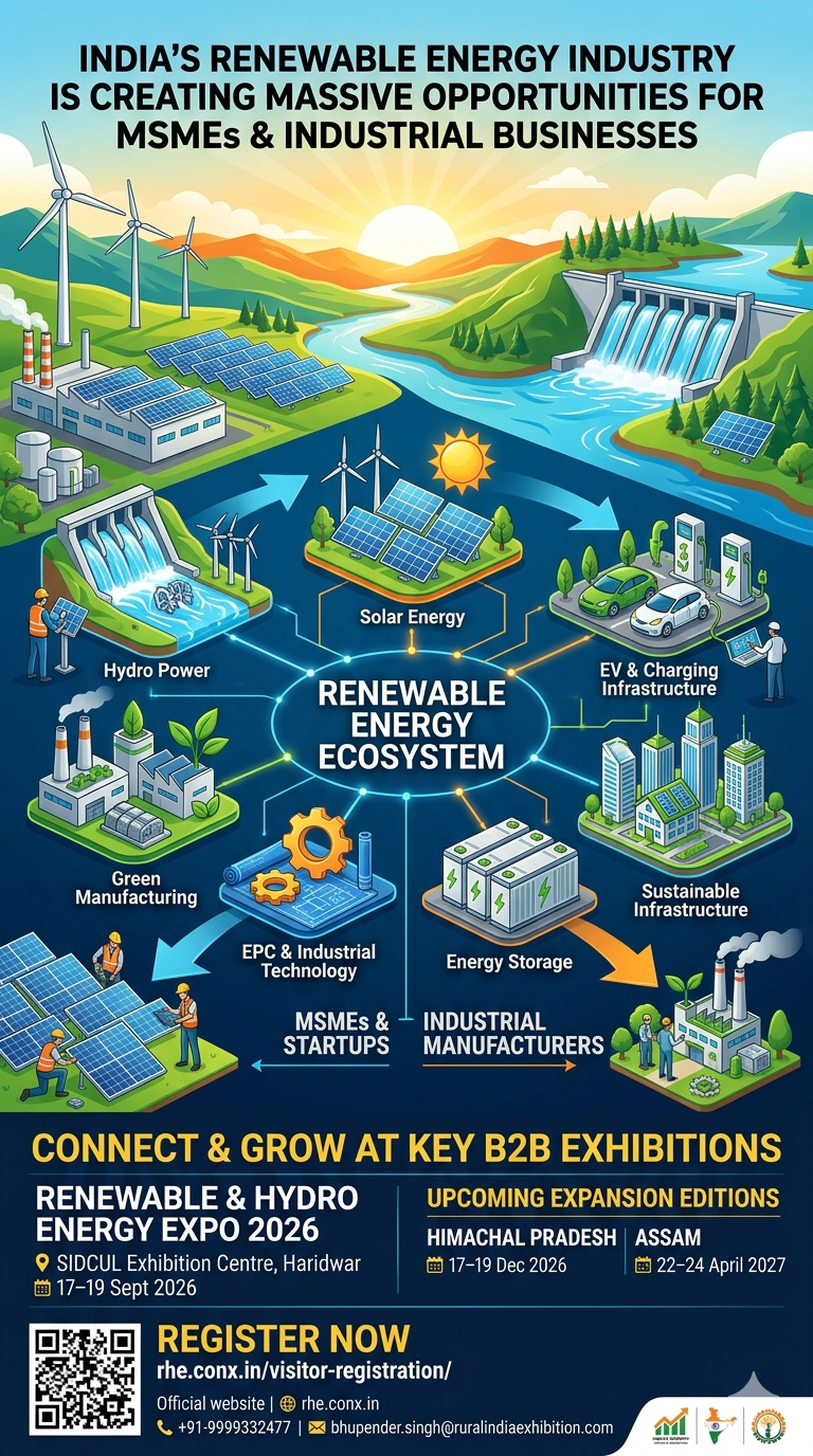 Read more about the article Renewable & Hydro Energy Expo 2026 – India Clean Energy Industrial Growth