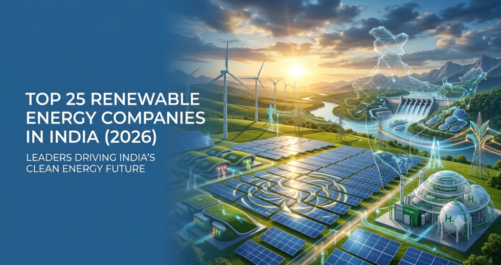 Read more about the article Top 25 Renewable Energy Companies in India (2026) | Complete Guide